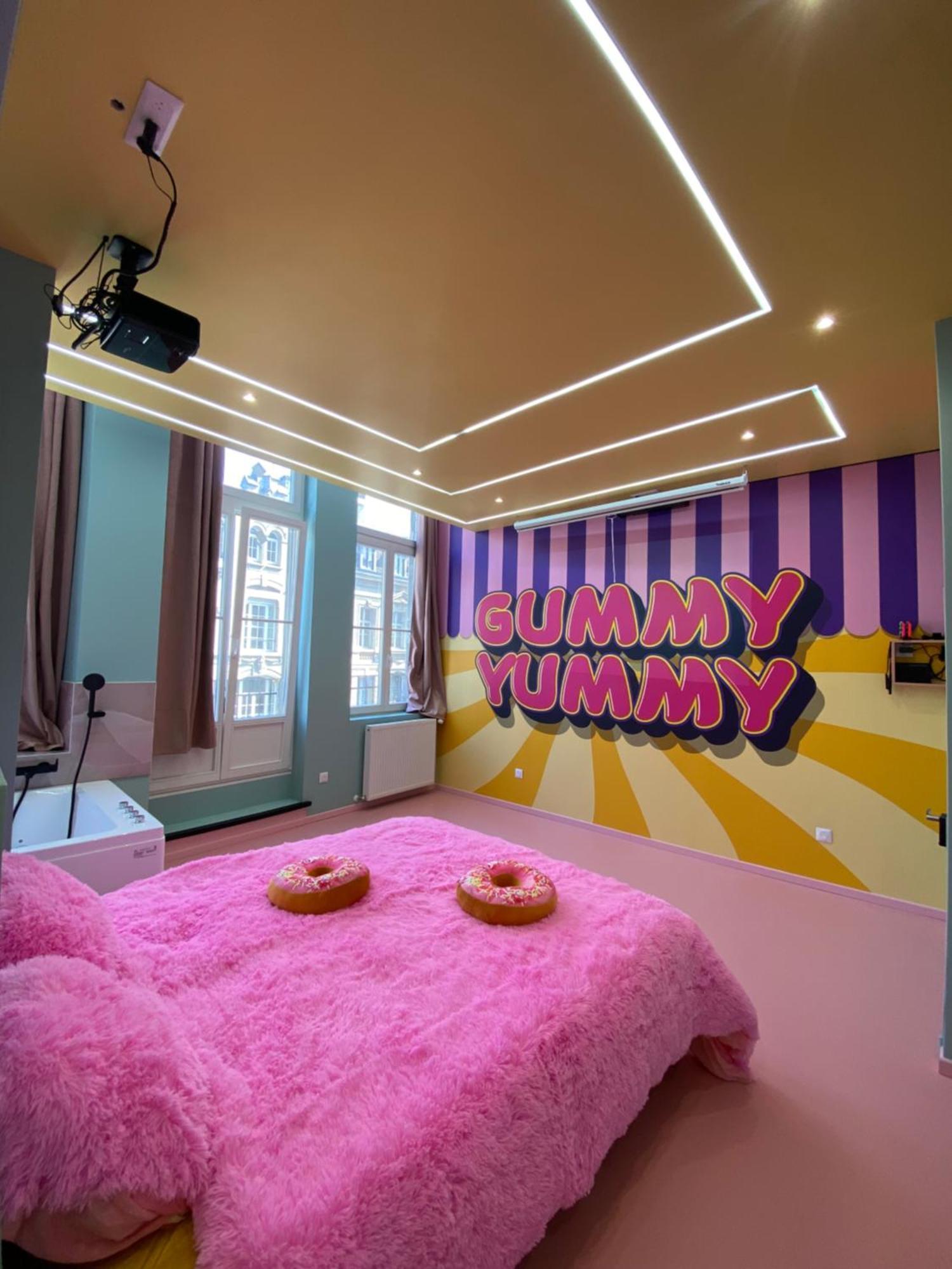 Capsule Bonbon - Balneo - Sauna - Billard - Nintendo Switch Douai Ngoại thất bức ảnh