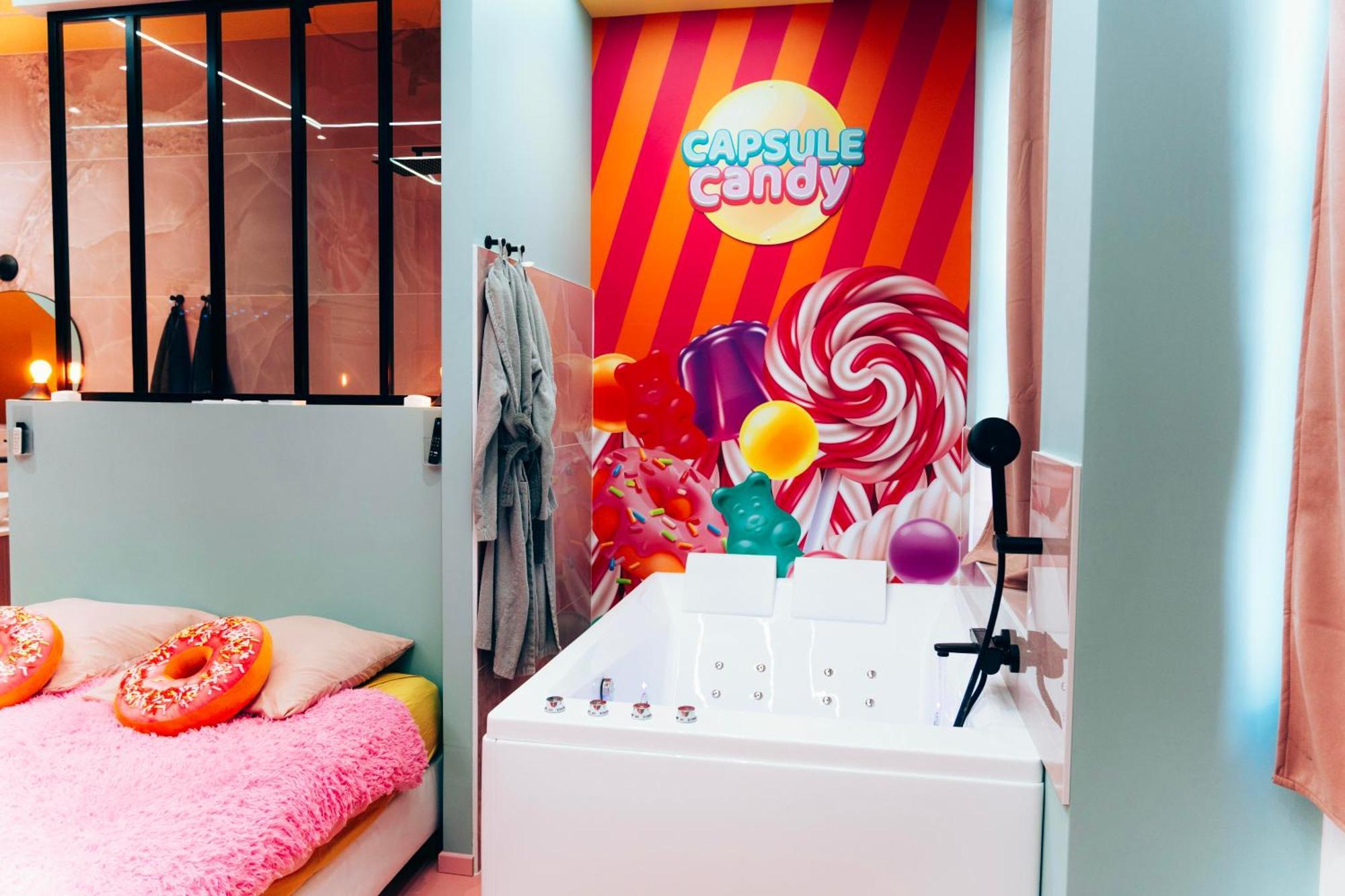 Capsule Bonbon - Balneo - Sauna - Billard - Nintendo Switch Douai Ngoại thất bức ảnh