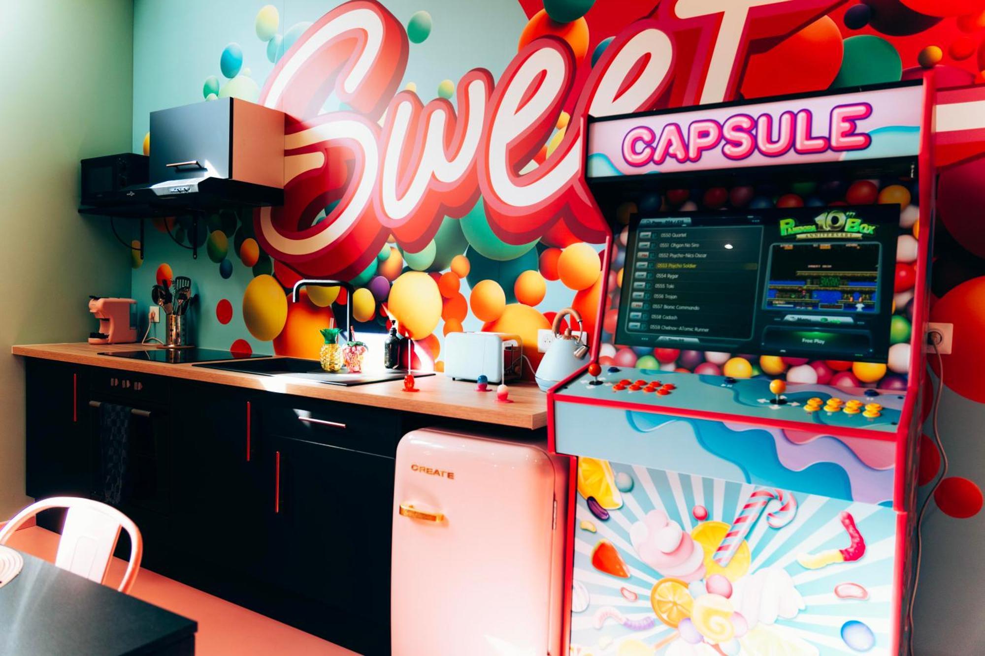 Capsule Bonbon - Balneo - Sauna - Billard - Nintendo Switch Douai Ngoại thất bức ảnh